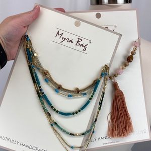 Maya Bag necklace NWT